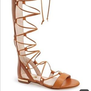 Tall gladiator sandals